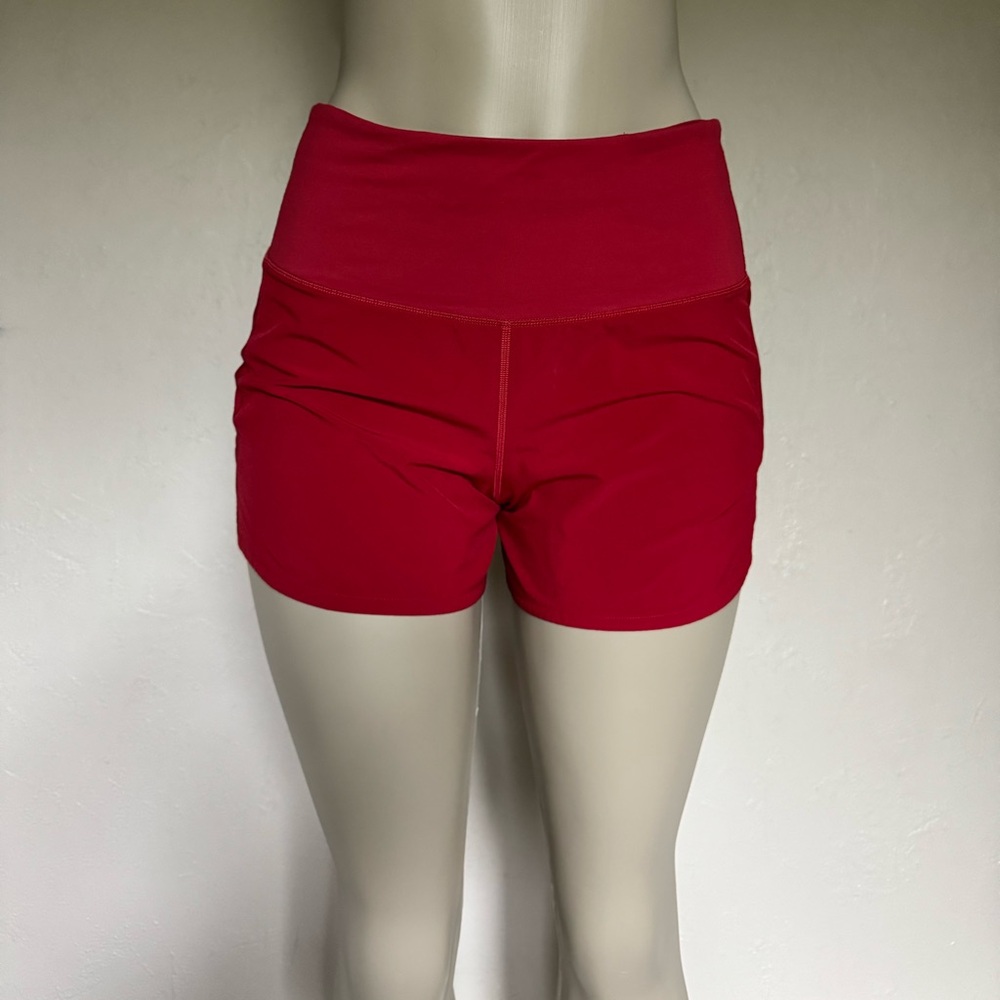 Lululemon Speed Up High-Rise Short 4" in Dark Red - Picture 6 of 9